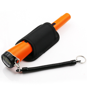 1pc Portable Handheld Metal Detector With Anti-lost Rope, 360¬∞ Scanning With High Sensitivity - Orange