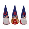 Independence Day USA Faceless Forest Gnome Doll Decoration Ornament, 3 Pcs; 4th Of JULY Ornaments Decoration - blue