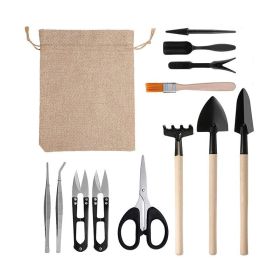 Outdoor & Indoor Usage 13PCS Mini Garden Planting Tool Set - As pic show - Style A