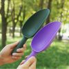 Handheld Soil Scoop Scale Mark Design Loosening Soil Plastic Potting Soil Scoop Hand Garden Shovel Digging Tool Garden Supplies - Purple