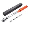 Mechanical Dual Range Scales Torque Wrench Kit with Adapters Extension Rod - As pic show - 10-150ft.lb (13.6-203.5Nm)