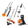 Backpack 4 in 1 Multi-Functional Trimming Tool, 52CC 2-Cycle Garden Tool System with Gas Pole Saw, Hedge Trimmer, Grass Trimmer, and Brush Cutter EPA