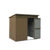 Outdoor Storage Shed 6x4 FT, Metal Tool Sheds Storage House with Lockable Double Door, Large Bike Shed Waterproof for Garden, Backyard, Lawn - as Pic