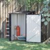 Outdoor Garden Storage Shed Galvanized Steel Tool House - as picture