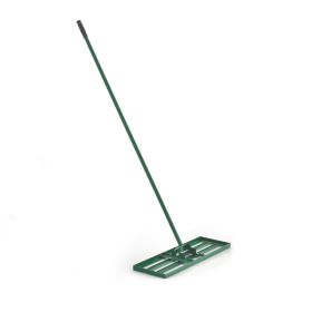 Outdoor Lawn Leveling Rake for Garden & Golf Lawn & Farm - Green - 10 x 30 inch