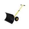 Outdoor T-Handle Snow Shovel with Wheels - As pic show - Style B