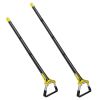 Adjustable Garden Hoe Handheld Stirrup Hula Hoe Scuffle Loop Hoe Gardening Weeder Cultivator Weeding Rake for Weeding/Loosening Soil - 154cm/60.63in