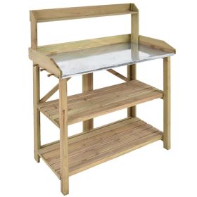 Garden Wooden Plant Bench Work Station - As the picture shows