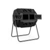 Tumbling Compost Bin Outdoor 360¬∞ Rotatable Tumbling Composter - Black - Garden Supplies