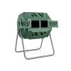 Tumbling Compost Bin Outdoor 360¬∞ Rotatable Tumbling Composter - Green - Garden Supplies