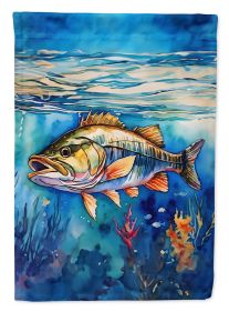 Striped Bass Garden Flag Mailbox Flag Decorative Yard Flag Banner Outside Patio Artwork Yard Flower Beds, Garden Size, Multicolor