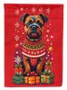 Border Terrier Holiday Christmas Garden Flag Mailbox Flag Decorative Yard Flag Banner Outside Patio Artwork Yard Flower Beds, Garden Size, Multicolor