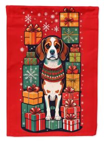 Beagle Holiday Christmas Garden Flag Mailbox Flag Decorative Yard Flag Banner Outside Patio Artwork Yard Flower Beds, Garden Size, Multicolor