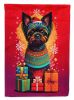 Affenpinscher Holiday Christmas Garden Flag Mailbox Flag Decorative Yard Flag Banner Outside Patio Artwork Yard Flower Beds, Garden Size, Multicolor