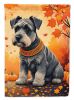 Schnauzer Fall Garden Flag Mailbox Flag Decorative Yard Flag Banner Outside Patio Artwork Yard Flower Beds, Garden Size, Multicolor