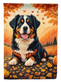 Bernese Mountain Dog Fall Garden Flag Mailbox Flag Decorative Yard Flag Banner Outside Patio Artwork Yard Flower Beds, Garden Size, Multicolor