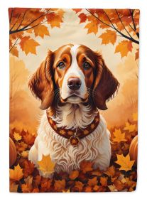 Brittany Spaniel Fall Garden Flag Mailbox Flag Decorative Yard Flag Banner Outside Patio Artwork Yard Flower Beds, Garden Size, Multicolor