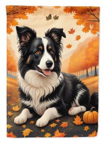 Border Collie Fall Garden Flag Mailbox Flag Decorative Yard Flag Banner Outside Patio Artwork Yard Flower Beds, Garden Size, Multicolor