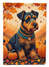 Airedale Terrier Fall Garden Flag Mailbox Flag Decorative Yard Flag Banner Outside Patio Artwork Yard Flower Beds, Garden Size, Multicolor