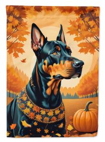 Doberman Pinscher Fall Garden Flag Mailbox Flag Decorative Yard Flag Banner Outside Patio Artwork Yard Flower Beds, Garden Size, Multicolor