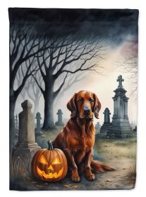 Irish Setter Spooky Halloween Garden Flag Mailbox Flag Decorative Yard Flag Banner Outside Patio Artwork Yard Flower Beds, Garden Size, Multicolor