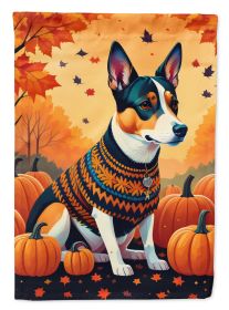 Basenji Fall Garden Flag Mailbox Flag Decorative Yard Flag Banner Outside Patio Artwork Yard Flower Beds, Garden Size, Multicolor