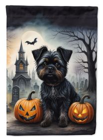 Affenpinscher Spooky Halloween Garden Flag Mailbox Flag Decorative Yard Flag Banner Outside Patio Artwork Yard Flower Beds, Garden Size, Multicolor