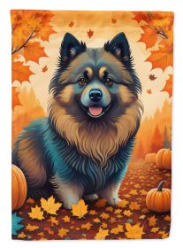 Keeshond Fall Garden Flag Mailbox Flag Decorative Yard Flag Banner Outside Patio Artwork Yard Flower Beds, Garden Size, Multicolor