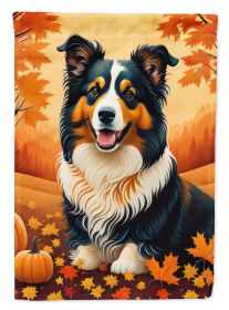 Collie Fall Garden Flag Mailbox Flag Decorative Yard Flag Banner Outside Patio Artwork Yard Flower Beds, Garden Size, Multicolor