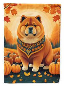 Chow Chow Fall Garden Flag Mailbox Flag Decorative Yard Flag Banner Outside Patio Artwork Yard Flower Beds, Garden Size, Multicolor