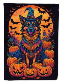 Belgian Tervuren Witchy Halloween Garden Flag Mailbox Flag Decorative Yard Flag Banner Outside Patio Artwork Yard Flower Beds, Garden Size, Multicolor