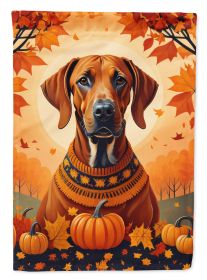 Rhodesian Ridgeback Fall Garden Flag Mailbox Flag Decorative Yard Flag Banner Outside Patio Artwork Yard Flower Beds, Garden Size, Multicolor