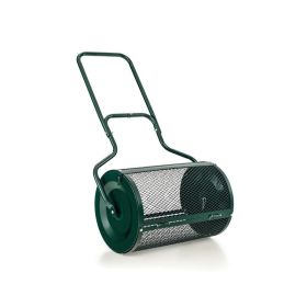 Lawn Care Tools Peat Moss Spreader with U-shape Handle - Green - Garden Tools