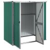 Garden Tool Shed Green 63.4"x35"x63.4" Galvanized Steel - Green