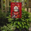 Coton De Tulear Holiday Christmas Garden Flag Mailbox Flag Decorative Yard Flag Banner Outside Patio Artwork Yard Flower Beds, Garden Size, Multicolor