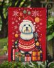 Coton De Tulear Holiday Christmas Garden Flag Mailbox Flag Decorative Yard Flag Banner Outside Patio Artwork Yard Flower Beds, Garden Size, Multicolor