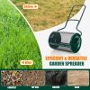 Lawn Care Tools Peat Moss Spreader with U-shape Handle - Green - Garden Tools