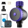 Bluetooth Sprinkler Timer, WiFi Smart Irrigation Water Timer, Wireless Remote APP & Voice Control, Rain Delay/ Manual/ Automatic Watering System, Wate