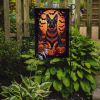 German Shepherd Witchy Halloween Garden Flag Mailbox Flag Decorative Yard Flag Banner Outside Patio Artwork Yard Flower Beds, Garden Size, Multicolor