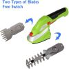 Cordless Grass Shear 4.5V Lightweight Garden Hedge 2-in-1 Trimmer Grass Clippers - KM3625