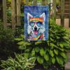 American Eskimo Hippie Dawg Garden Flag Mailbox Flag Decorative Yard Flag Banner Outside Patio Artwork Yard Flower Beds, Garden Size, Multicolor