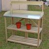 Garden Wooden Plant Bench Work Station - As the picture shows