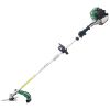 4 in 1 Multi-Functional Trimming Tool, 38CC 4 stroke Garden Tool System with Gas Pole Saw, Hedge Trimmer, Grass Trimmer, and Brush Cutter EPA Complian