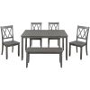 Home, Garden & ToolsFurnitureKitchen & Dining RoomTable & Chair Sets - Gray Wash