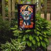 Westie Witchy Halloween Garden Flag Mailbox Flag Decorative Yard Flag Banner Outside Patio Artwork Yard Flower Beds, Garden Size, Multicolor