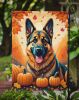 German Shepherd Fall Garden Flag Mailbox Flag Decorative Yard Flag Banner Outside Patio Artwork Yard Flower Beds, Garden Size, Multicolor