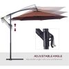 Outdoor beach umbrella/Patio Offset Umbrella (Swiship-Ship)(Prohibited by WalMart) - as picture