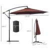 Outdoor beach umbrella/Patio Offset Umbrella (Swiship-Ship)(Prohibited by WalMart) - as picture