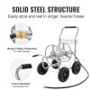 Outdoor Planting for Garden Yard Lawn Hose Reel Cart - As pic show - 5/8'' & 250 ft