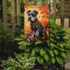 Schnauzer Fall Garden Flag Mailbox Flag Decorative Yard Flag Banner Outside Patio Artwork Yard Flower Beds, Garden Size, Multicolor